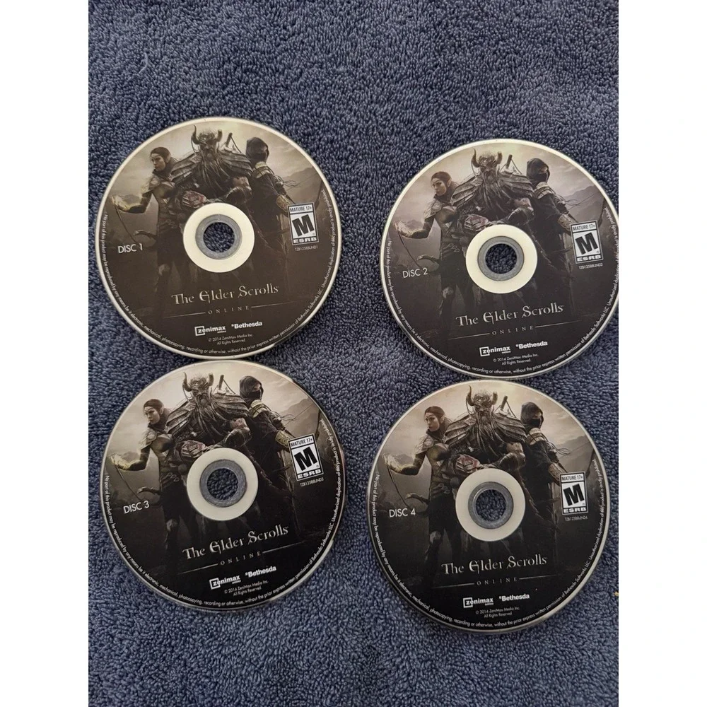 PC Mac Game - The Elder Scrolls, 4 discs games